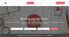 Desktop Screenshot of pns-interim.fr