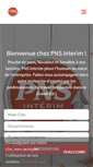 Mobile Screenshot of pns-interim.fr